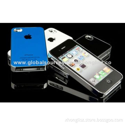 Colorful Anti-scratch PMMA PC Cases for iPhone 4/4S, Many Colors Optional